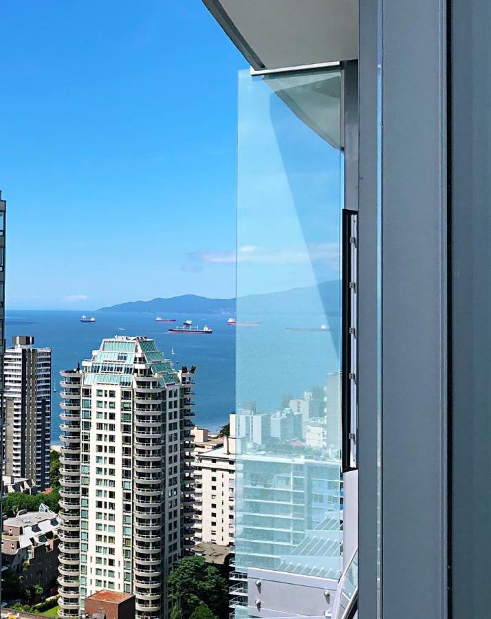 Brand New Seaview High-Rise Apartment Downtown แวนคูเวอร์ ภายนอก รูปภาพ